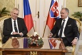 Český prezident Zeman sa v Bratislave stretol s Kiskom: Toto povedal o Babišovi