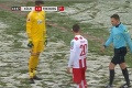 Rozhodca v Bundeslige sa vynašiel: Odpískal penaltu, ale biely bod v šestnástke zmizol