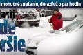 Na Slovensko mieri mohutné sneženie, dorazí už o pár hodín: V tejto oblasti to bude najhoršie