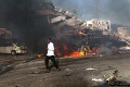 Somálskou metropolou otriasol mohutný výbuch: Polícia hlási desiatky obetí