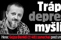 Trápili ho depresívne myšlienky: Herec Gejza Benkő († 48) zanechal pred smrťou tajuplný odkaz