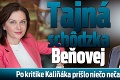Tajná schôdzka Beňovej: Po kritike Kaliňáka prišlo niečo nečakané