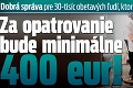 Dobrá správa pre 30-tisíc obetavých ľudí, ktorí sa starajú o chorých: Za opatrovanie bude minimálne 400 eur!