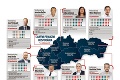 Politická mapa poslancov na Slovensku sa mení: Kto v skutočnosti ovládol župy?
