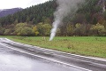 Poplach pri Považskej Bystrici: Z vysokotlakového potrubia masívne unikal plyn!