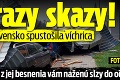 Obrazy skazy! Slovensko spustošila víchrica: Hrozivé fotky z jej besnenia vám naženú slzy do očí!