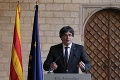 Katalánsky líder Puigdemont nechce zvyšovať napätie: Predčasné voľby nebudú