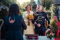 Nevesta Danica Kleinová na svadbe žiarila v netradičných šatách: Prvý bozk novomanželov!