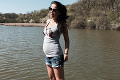 Agáta Prachařová sa odfotila nahá: Pozrite, aké brušisko má v piatom mesiaci tehotenstva!