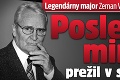 Legendárny major Zeman Vladimír Brabec († 83): Posledné minúty prežil v sanatóriu