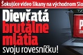 Šokujúce video šikany na východnom Slovensku: Dievčatá brutálne mlátia svoju rovesníčku!