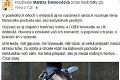 Šimkovičová na Facebooku nešetrila homosexuálov: Drsné slová o Dúhovom pochode!
