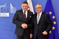 Šéf Európskej komisie Juncker po stretnutí s Ficom: Čo odkázal Slovákom na šmejdy v obchodoch?!