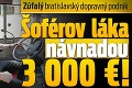 Zúfalý bratislavský dopravný podnik: Šoférov láka návnadou 3 000 €!