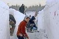 Svetová atrakcia v Zakopanom: Najväčší snehový labyrint prejdete za 8 minút!