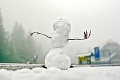 Bláznivý apríl priniesol Slovensku sneženie: Posledný snehuliak ako rozlúčka so zimnou sezónou?