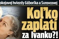 Luxusná svadba hokejovej hviezdy Gáboríka a Surovcovej: Koľko zaplatí za Ivanku?!
