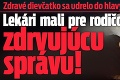 Zdravé dievčatko sa udrelo do hlavy a začalo škúliť: Lekári mali pre rodičov zdrvujúcu správu!