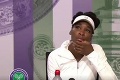 Zdrvená Venus Williamsová sa pred novinármi rozplakala: Jedna otázka ju odrovnala!