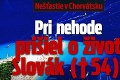 Nešťastie v Chorvátsku: Pri nehode prišiel o život Slovák († 54)!