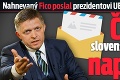 Nahnevaný Fico poslal prezidentovi UEFA protestný list: Čo mu slovenský premiér napísal?