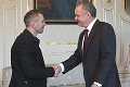 Višňovský bol u prezidenta: Na čo chcel Kiska zlomiť bývalého reprezentanta?