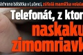 Dramatická záchrana bábätka v Lučenci, zúfalá mamička volala linku 155: Telefonát, z ktorého naskakujú zimomriavky!