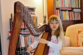 Zázračná harfistka Sofia: Najmladšia konzervatoristka má len 6 rokov!