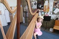 Zázračná harfistka Sofia: Najmladšia konzervatoristka má len 6 rokov!