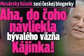 Husársky kúsok sexi českej blogerky: Aha, do čoho navliekla bývalého väzňa Kájínka!