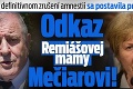 Deň po definitívnom zrušení amnestií sa postavila pred verejnosť: Odkaz Remiášovej mamy Mečiarovi!