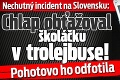 Nechutný incident na Slovensku: Chlap obťažoval školáčku v trolejbuse! Pohotovo ho odfotila