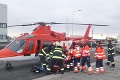 Leteckí záchranári v okrese Trnava ratovali popáleného muža