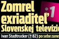 Zomrel exriaditeľ Slovenskej televízie: Ivan Stadtrucker († 82) po sebe zanechal bohaté dielo