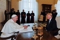 Americký prezident sa stretol vo Vatikáne s pápežom: Manželka Melania prišla v čiernej čipke