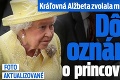 Kráľovná Alžbeta zvolala mimoriadnu schôdzu: Dôležité oznámenie o princovi Filipovi!