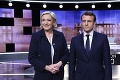 Macron a Le Penová si v dueli nič nedarovali: Kto vyhral televíznu debatu?
