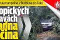 Po tropických horúčavách poriadna divočina: V Bánovciach lietala trampolína, v Bratislave pes Falco