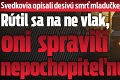 Svedkovia opísali desivú smrť mladučkej Ruženy a Veroniky: Rútil sa na ne vlak, oni spravili nepochopiteľnú vec!