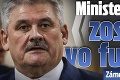 Minister Richter zostáva vo funkcii: Zámer opozície nevyšiel