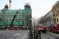 V centre Bratislavy horela strecha budovy: Zasahovali desiatky hasičov