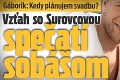 Gáborík: Kedy plánujem svadbu? Vzťah so Surovcovou spečatí sobášom