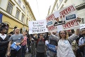 Prostest proti novele vysokoškolského zákona: Budapeštiansky Alžbetin most zablokovali aktivisti