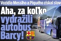 Vozidlo Messiho a Piquého získal slovenský podnikateľ: Aha, za koľko vydražili autobus Barcy!