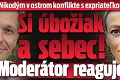 Nikodým v ostrom konflikte s expriateľkou: Si úbožiak a sebec! Moderátor reaguje