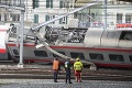 Nehoda rýchlika EuroCity ochromila dopravu: Vo vlaku cestovalo 160 ľudí