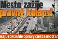 Mesto zažije dopravný kolaps! Bratislavu čakajú rozsiahle opravy ciest a mosta SNP