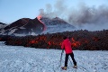 Prebudená sopka Etna vyčíňa: Mrak z jej sopečného popola narúša leteckú dopravu