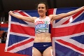 Britská atlétka si oslavu titulu nenechala pokaziť, hoci jej v tom bránili