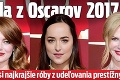 Móda z Oscarov 2017: Pozrite si najkrajšie róby z udeľovania prestížnych cien!